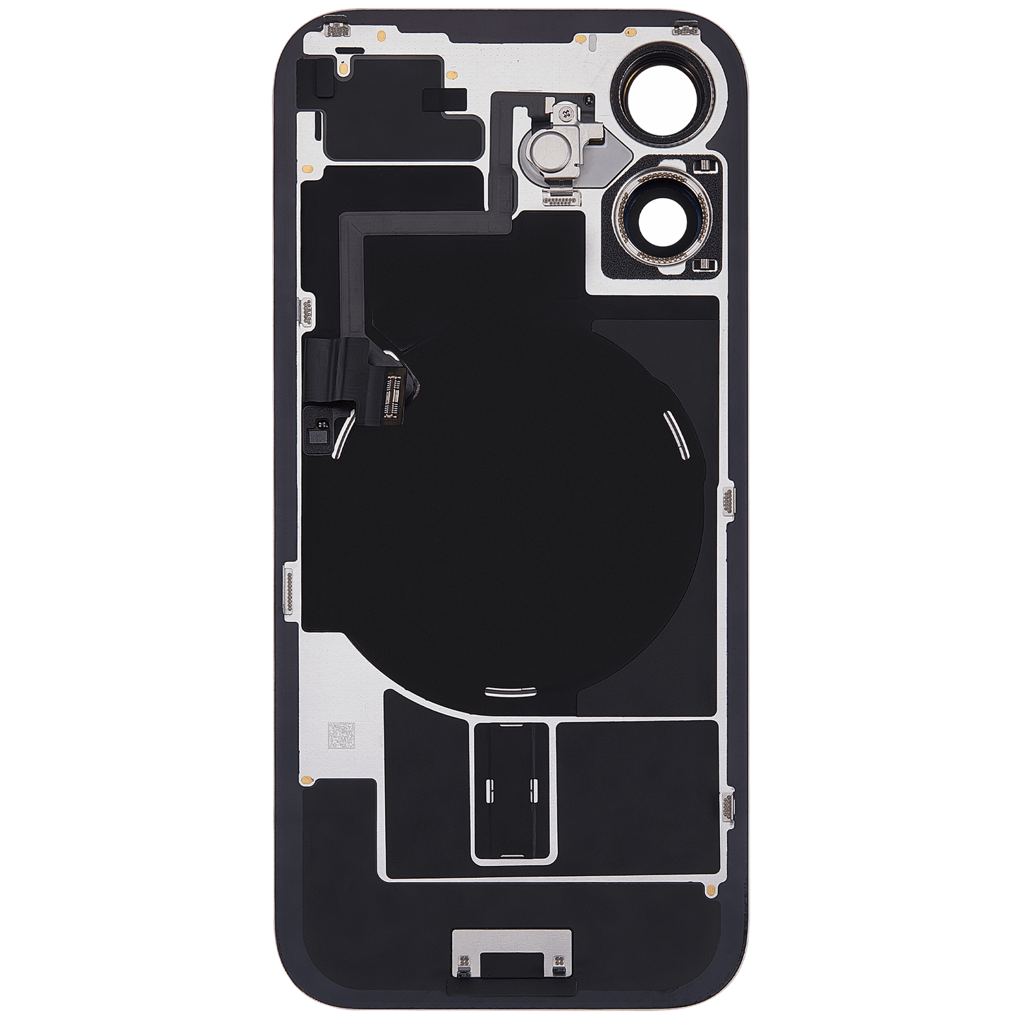 Back Glass w/ MagSafe Magnet & NFC & Flashlight Flex For iPhone 16 (Used OEM Pull: Grade B) (Pink)