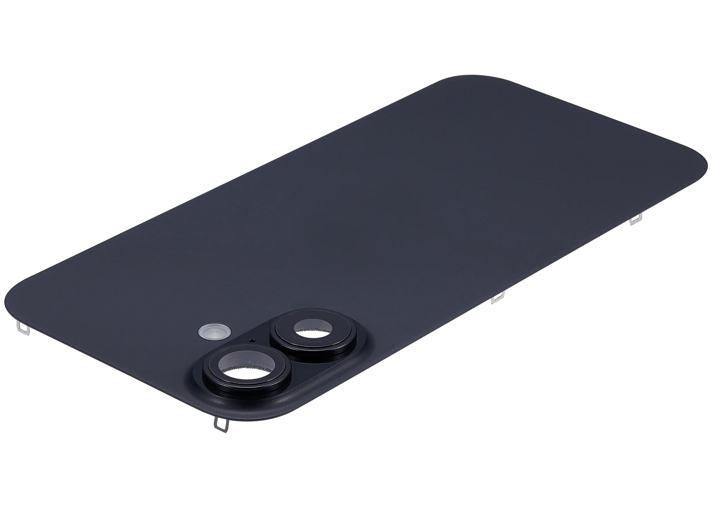 Back Glass w/ MagSafe Magnet & NFC & Flashlight Flex For iPhone 16 (Used OEM Pull: Grade C) (Black)