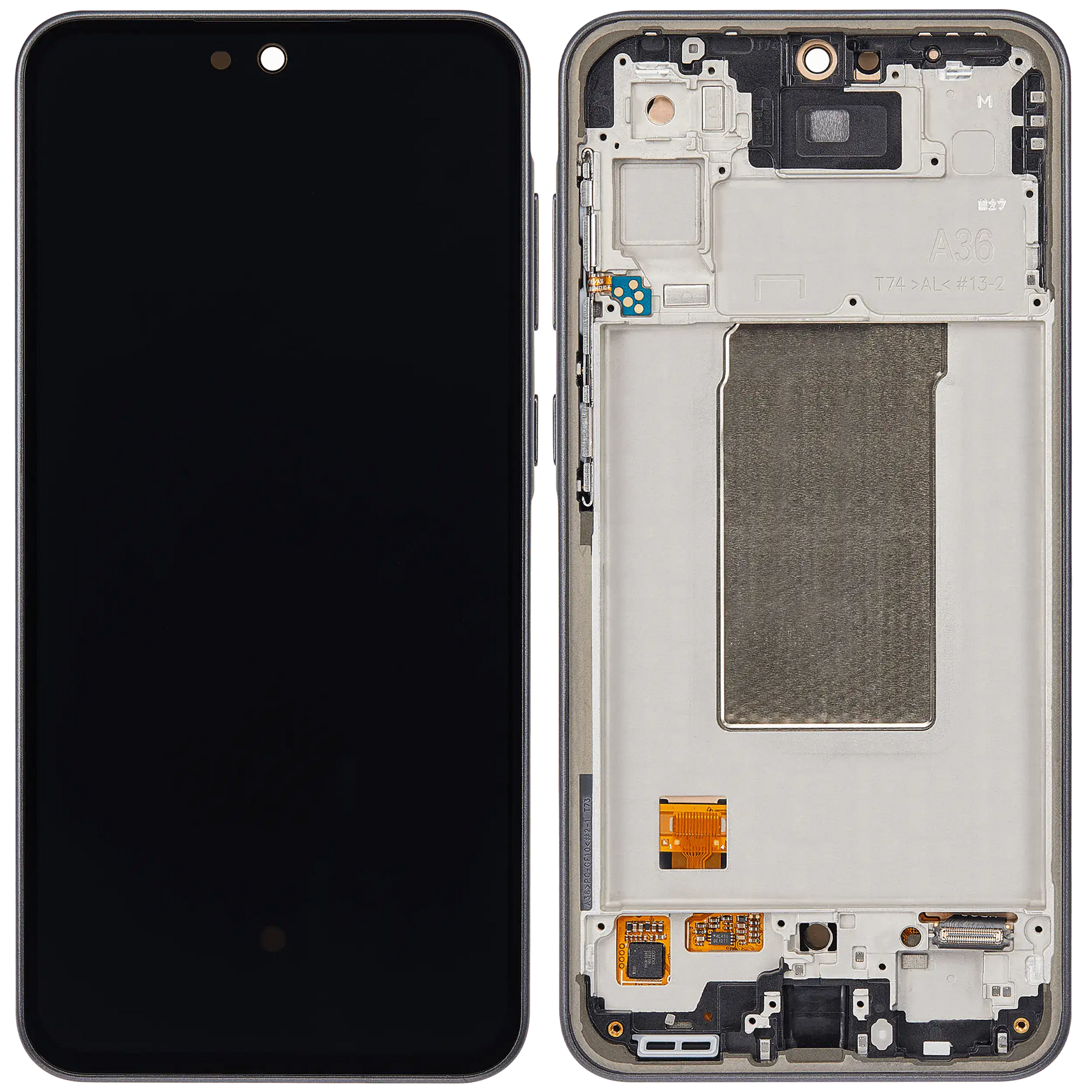OLED Assembly With Frame For Samsung Galaxy A36 5G (A366 / 2025) (Service Pack) (Black) - image 7