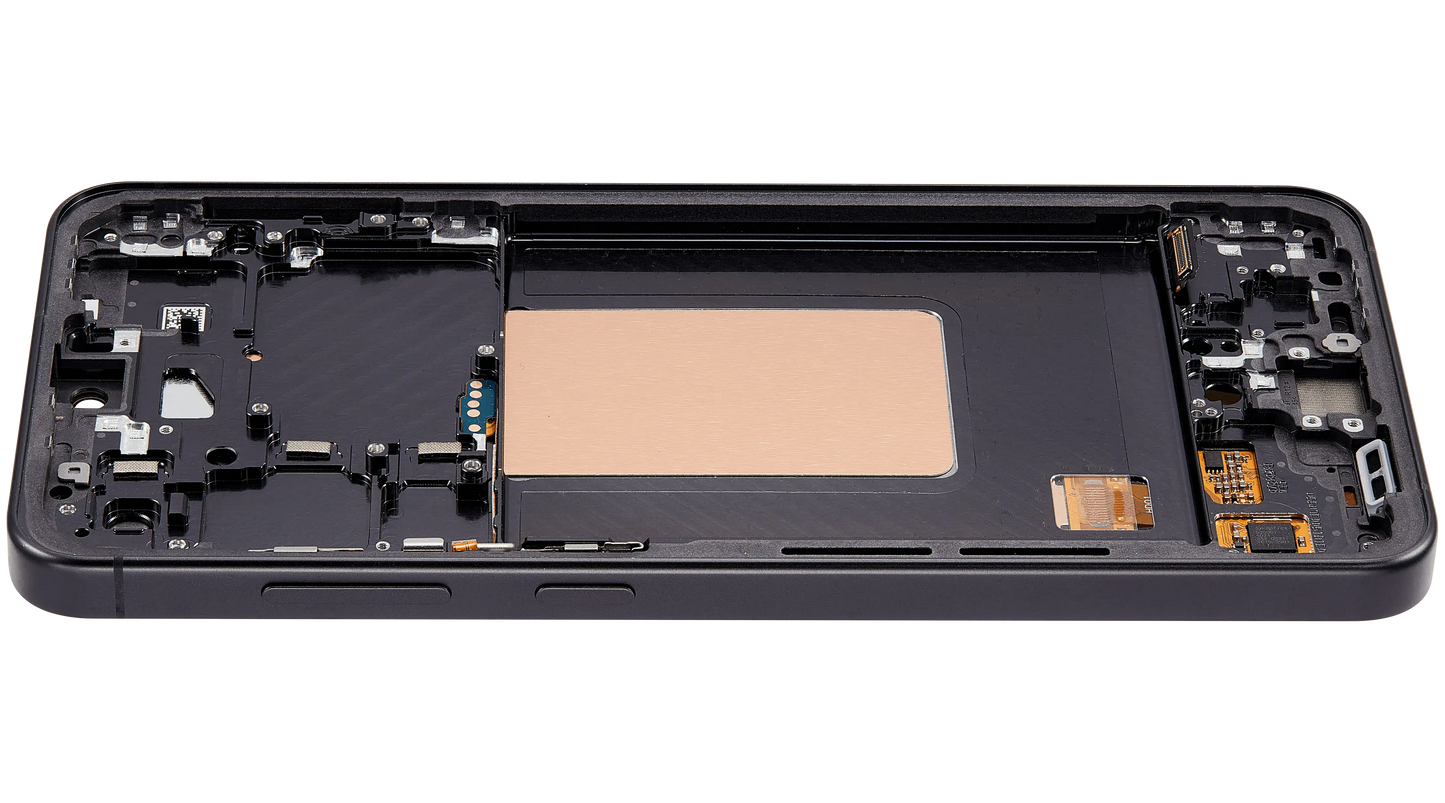 OLED Assembly With Frame For Samsung Galaxy S24 FE 5G (US & International Version) (Service Pack) (Graphite)