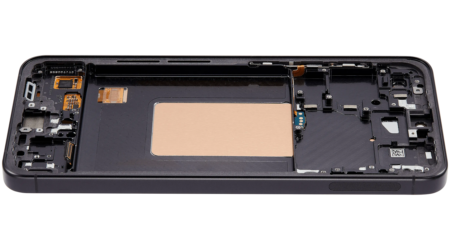 OLED Assembly With Frame For Samsung Galaxy S24 FE 5G (US & International Version) (Service Pack) (Graphite)