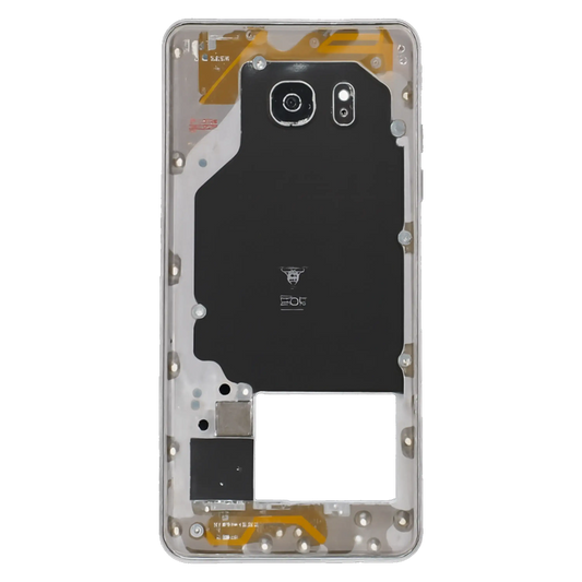 Mid- Frame Housing For Samsung Galaxy Note 5 (Service Pack) (Black Sapphire)
