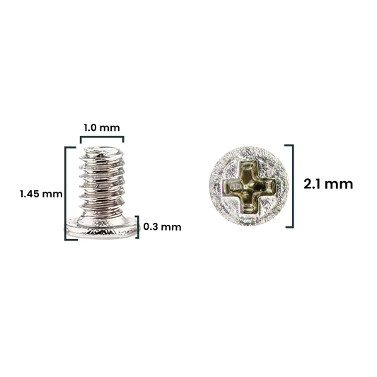 Screw Set (M1.0 x 1.45 x 2.1D x 0.3T) for iPhone 12 Pro / 12 Pro Max (30 Pack) (Service Pack)