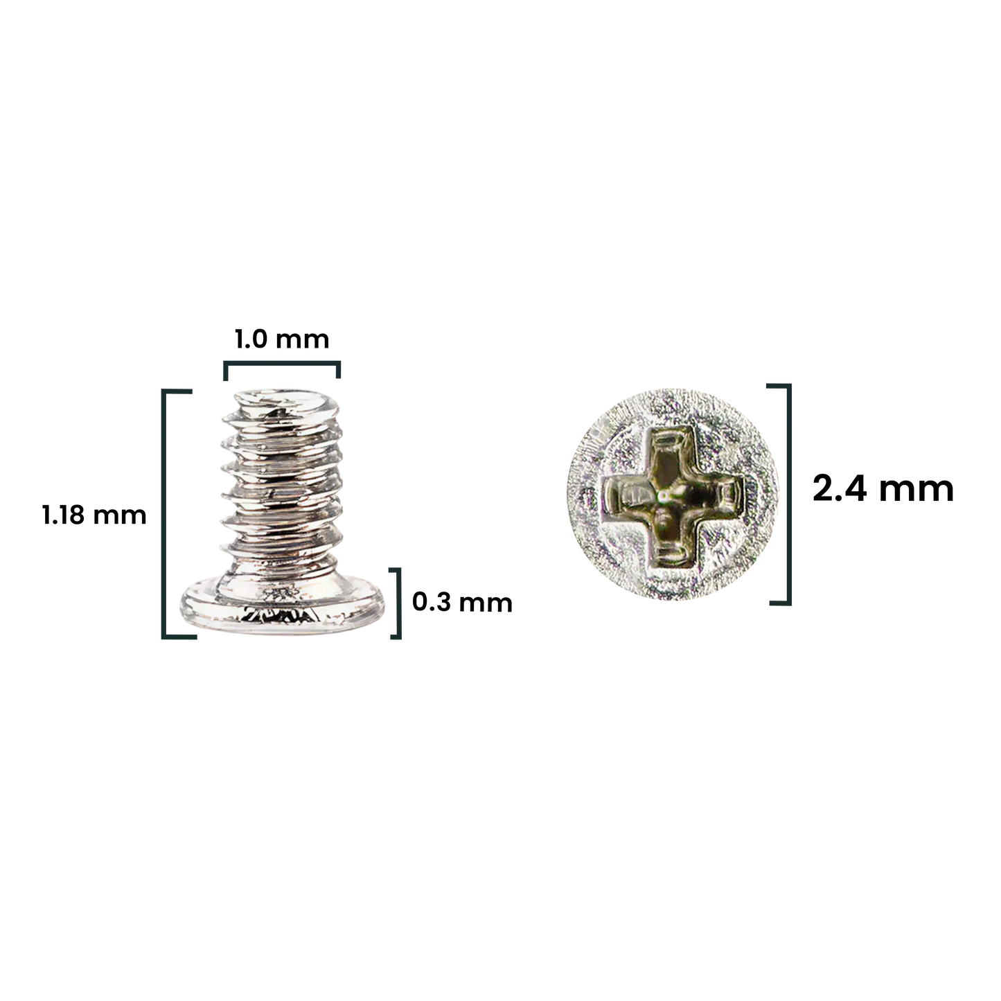 Screw Set (M1.0 x 1.18L x 2.4D x 0.3T) for iPhone 12 mini (30 Pack) (Service Pack)