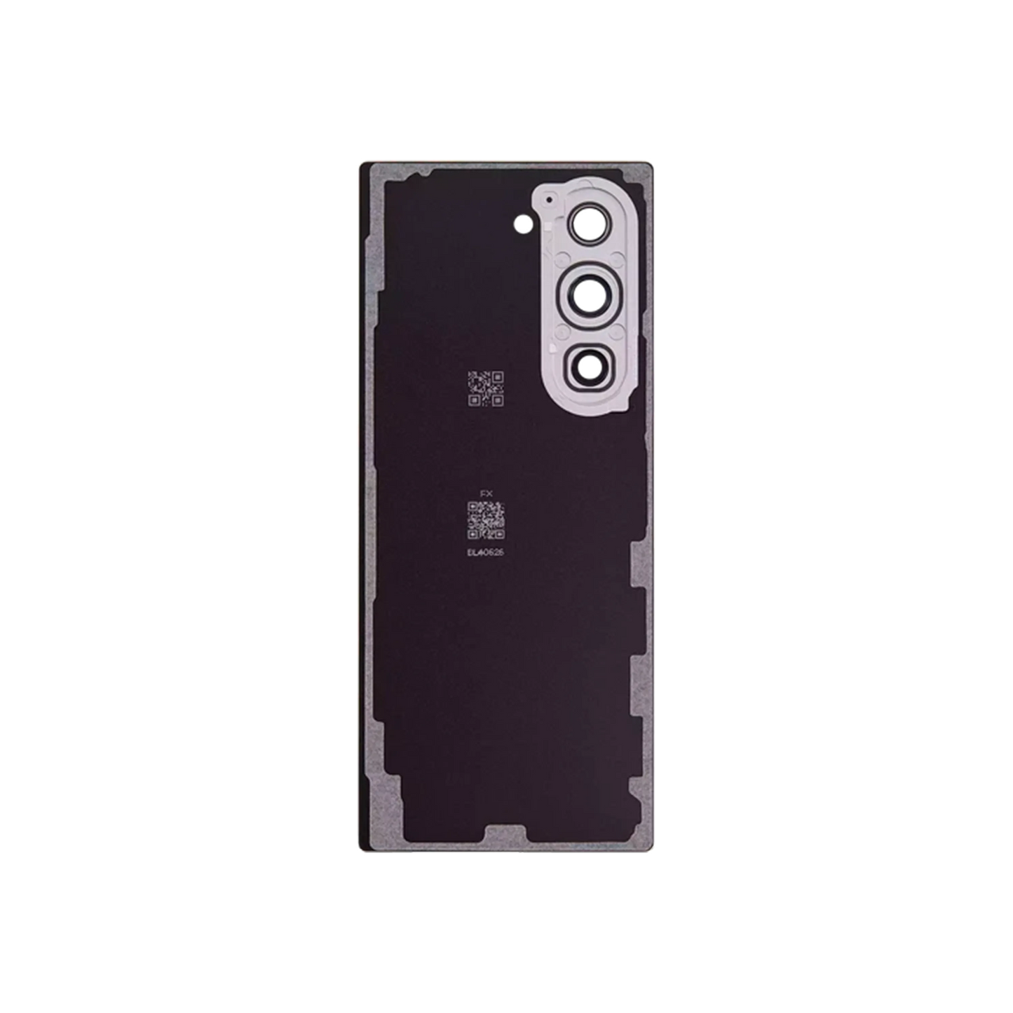 OEM quality Back Cover Glass With Camera Lens For Samsung Galaxy Z Fold 6 5G (Service Pack) (Silver Shadow) component