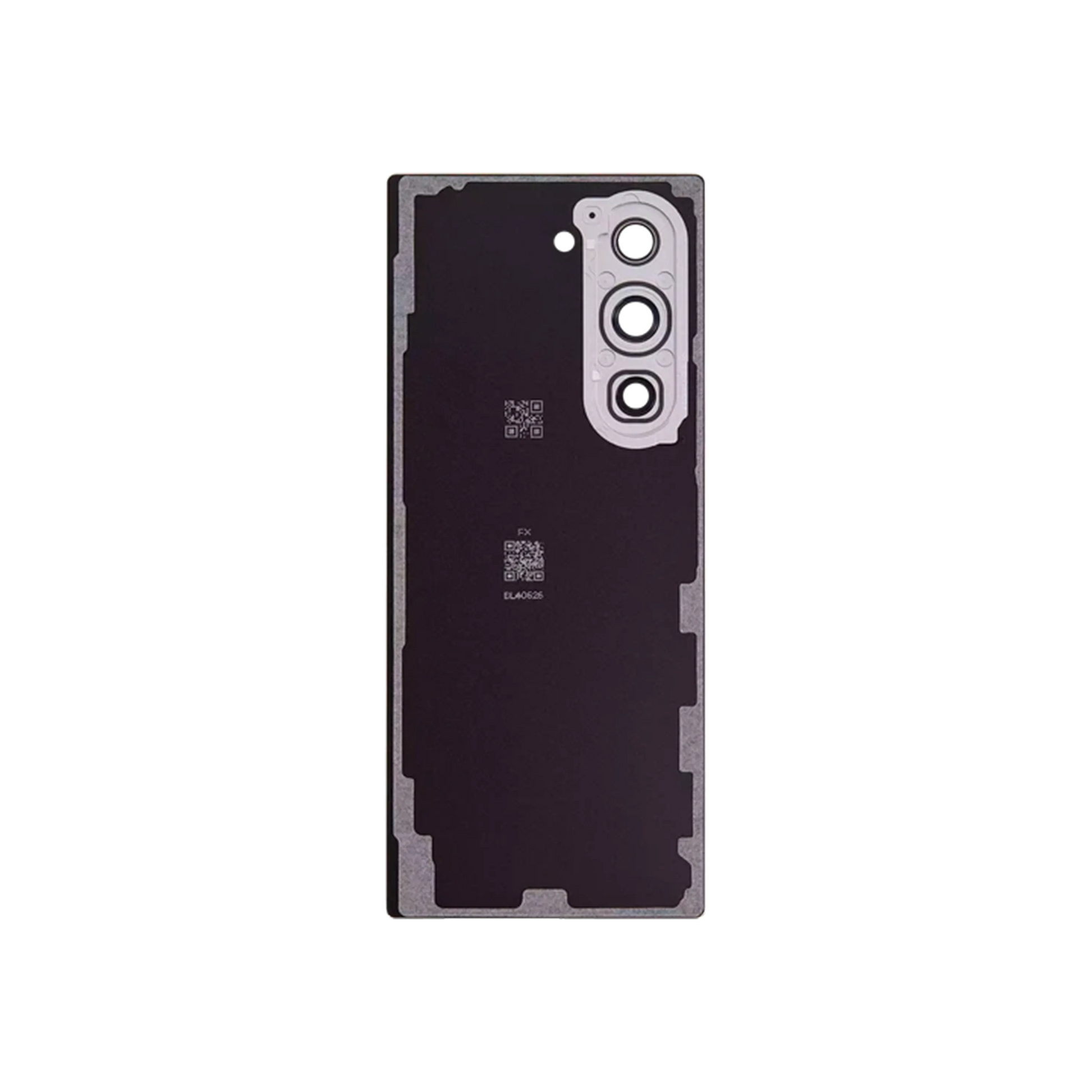 OEM quality Back Cover Glass With Camera Lens For Samsung Galaxy Z Fold 6 5G (Service Pack) (Silver Shadow) component