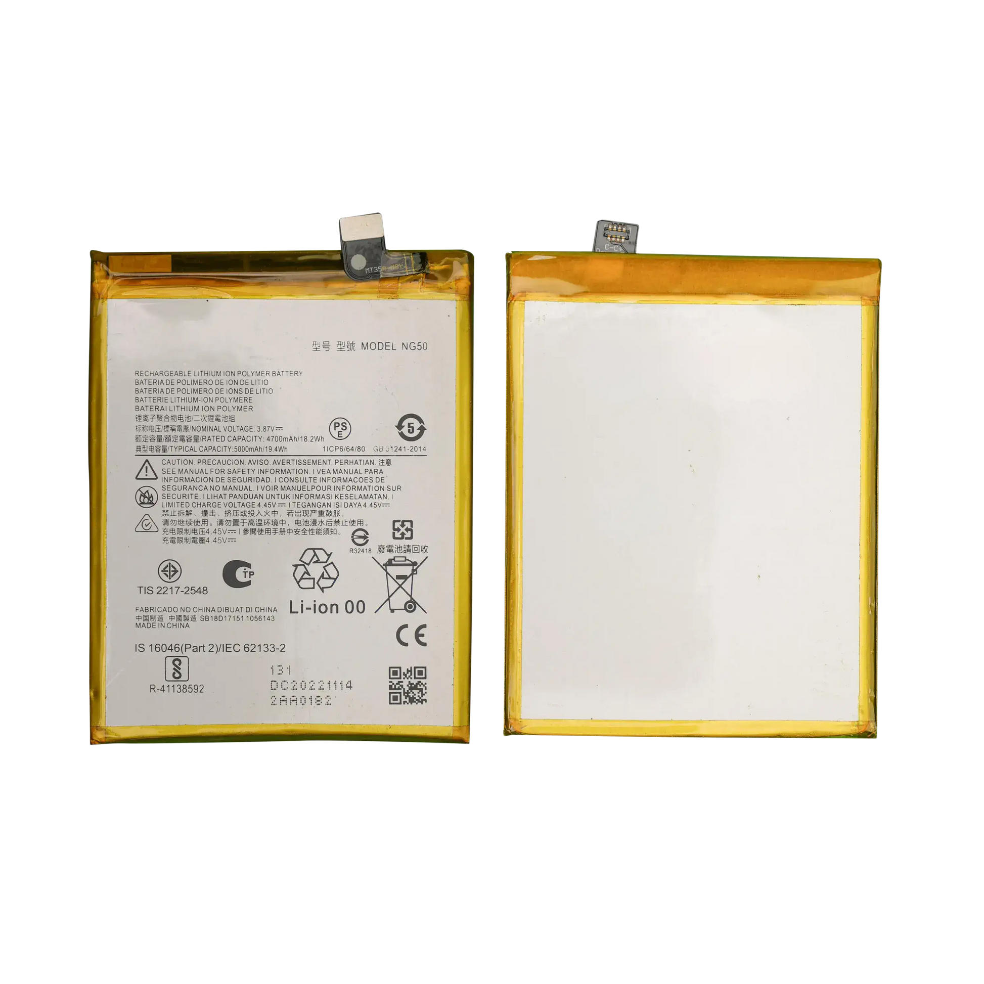 Replacement Battery For Motorola Moto G71 5G (XT2169 / 2022) (NG50) (Genuine OEM) replacement part SKU 107082113044 image 3
