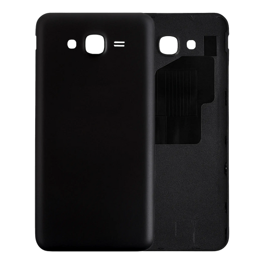Back Cover Glass For Samsung Galaxy J7 (J727 / 2017) (Service Pack) (Black) replacement part SKU 107082113525 product image 1