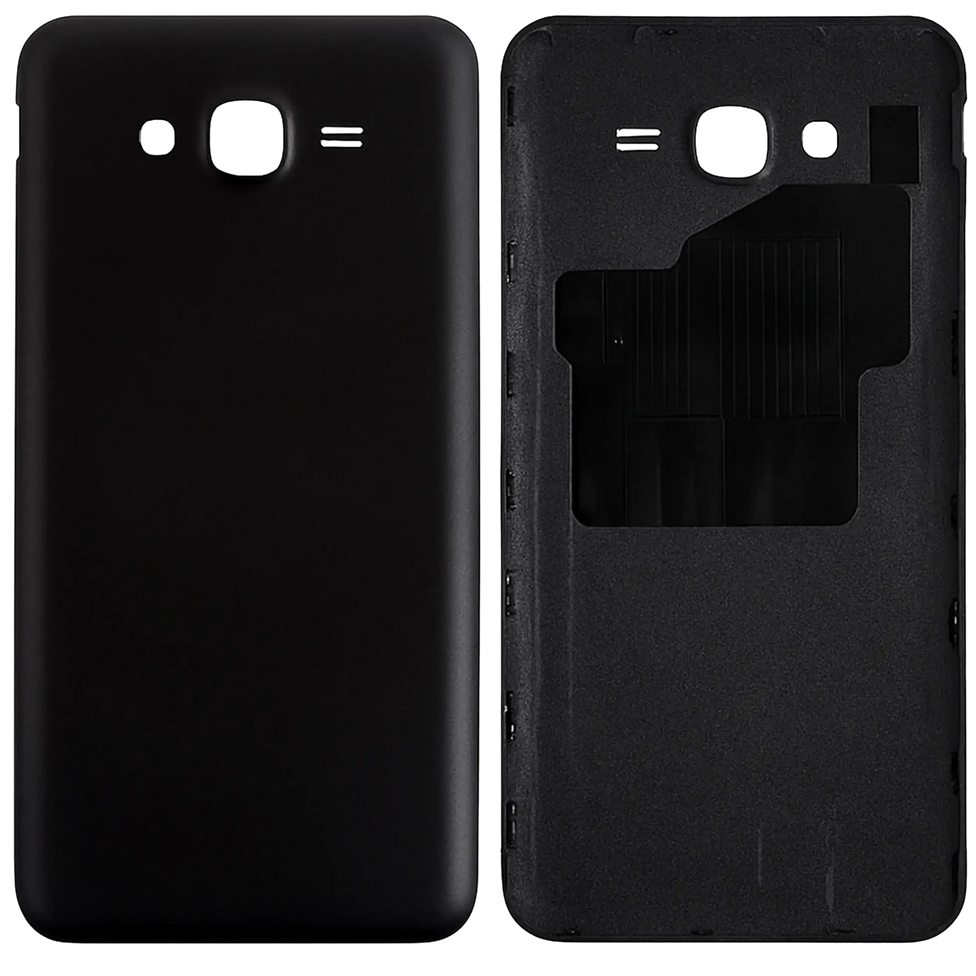 Back Cover Glass For Samsung Galaxy J7 (J727 / 2017) (Service Pack) (Black) replacement part SKU 107082113525 product image 3
