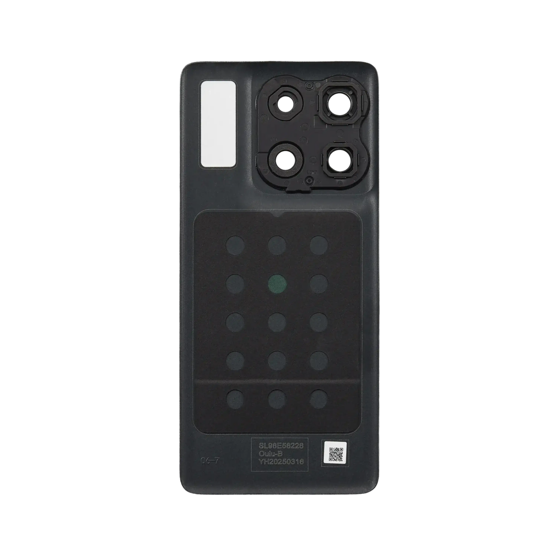 Back Cover Glass With Camera Lens For Motorola Moto Edge (XT2519 / 2025) (Genuine OEM) (Deep Forest) | SKU 107282214656 | image 3