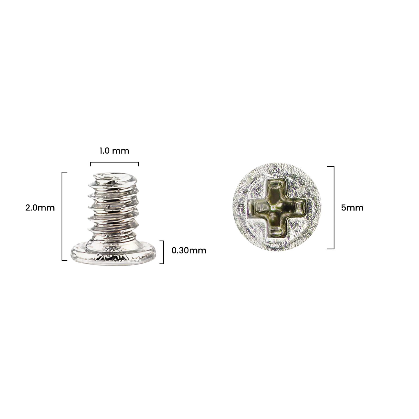 Screw Set (M1.0 x 2.0D x 0.30T, MS, D5X) for iPhone 12 Pro Max (30 Pack) (Service Pack)