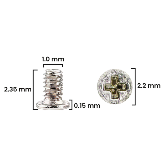 Screw For iPhone 12 Pro / 12 Pro Max (M1.0×1.35×2.2D×0.30T) (30 Pack) (Service Pack)