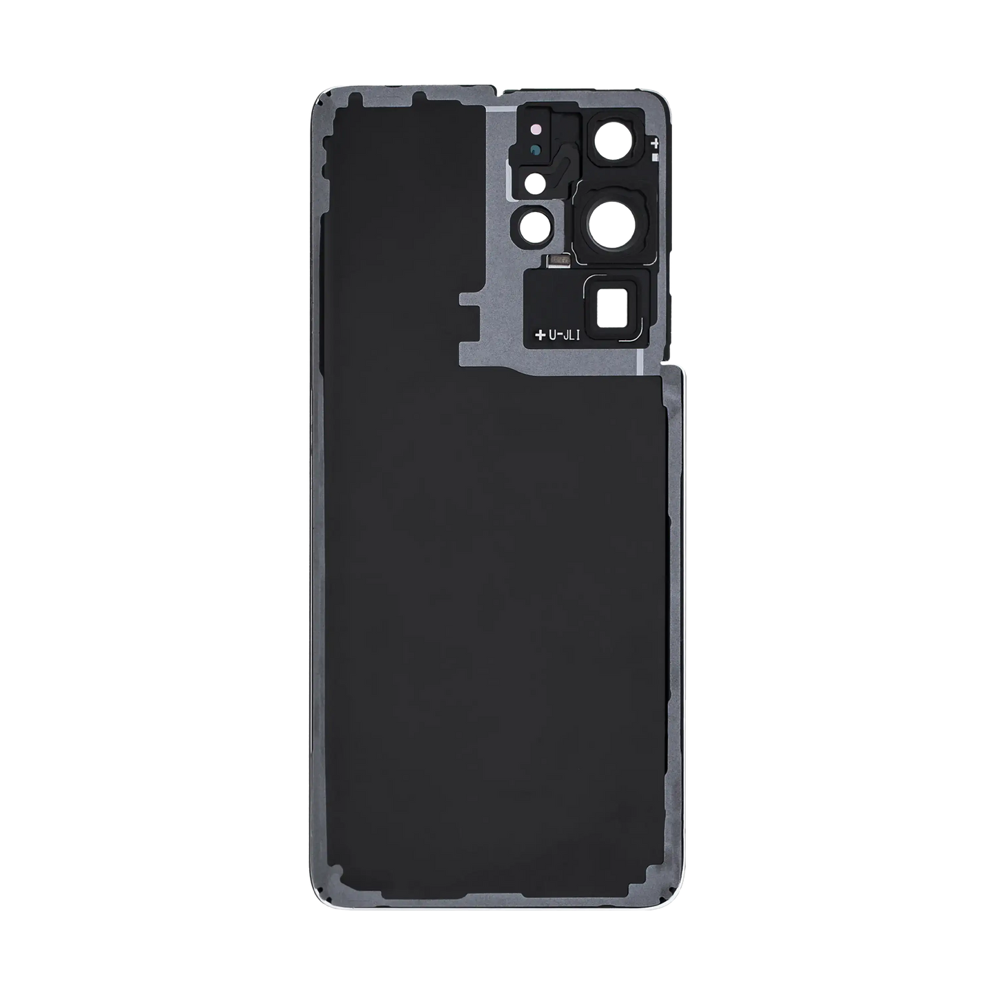 Back Cover Glass With Camera Lens For Samsung Galaxy S21 Ultra (Service Pack) (Phantom Titanium)