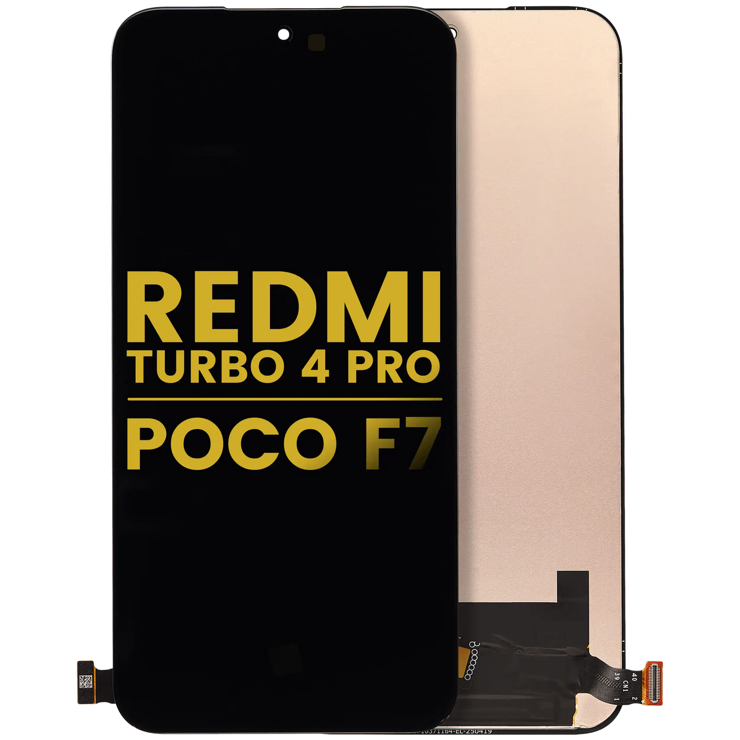 OLED Assembly Without Frame For Xiaomi 15T 5G / Xiaomi Redmi Turbo 4 Pro / Xiaomi Poco F7 (Refurbished) (All Colors) – replacement part product view – OLED Display Replacement for phone repair