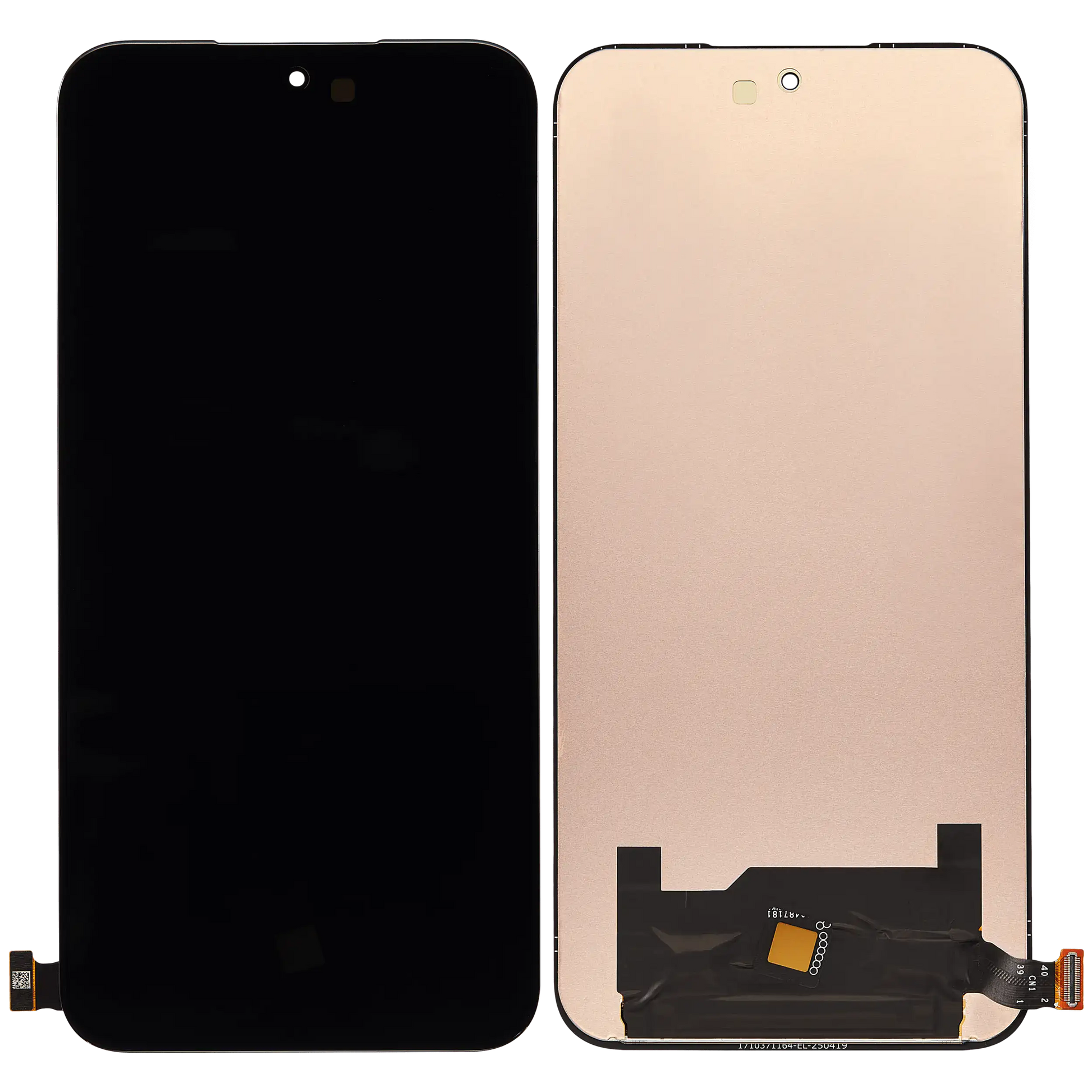 OLED Assembly Without Frame For Xiaomi 15T 5G / Xiaomi Redmi Turbo 4 Pro / Xiaomi Poco F7 (Refurbished) (All Colors) – phone repair part product angle – OLED Display Replacement for phone repair
