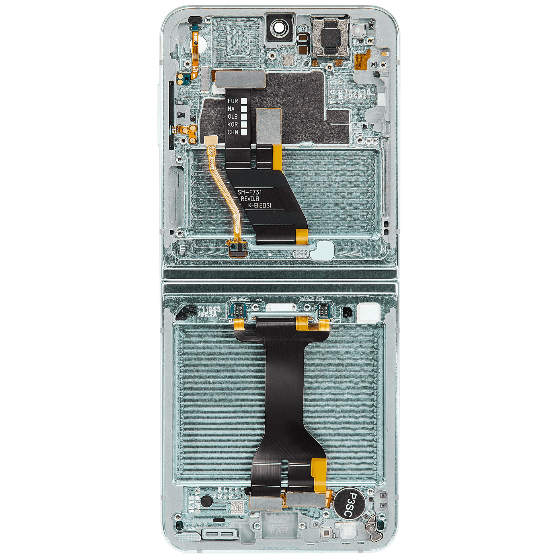 Inner OLED Assembly With Frame For Samsung Galaxy Z Flip 5 5G (US & International) (Refurbished) (Mint) - View 9 | TechDrip Canada
