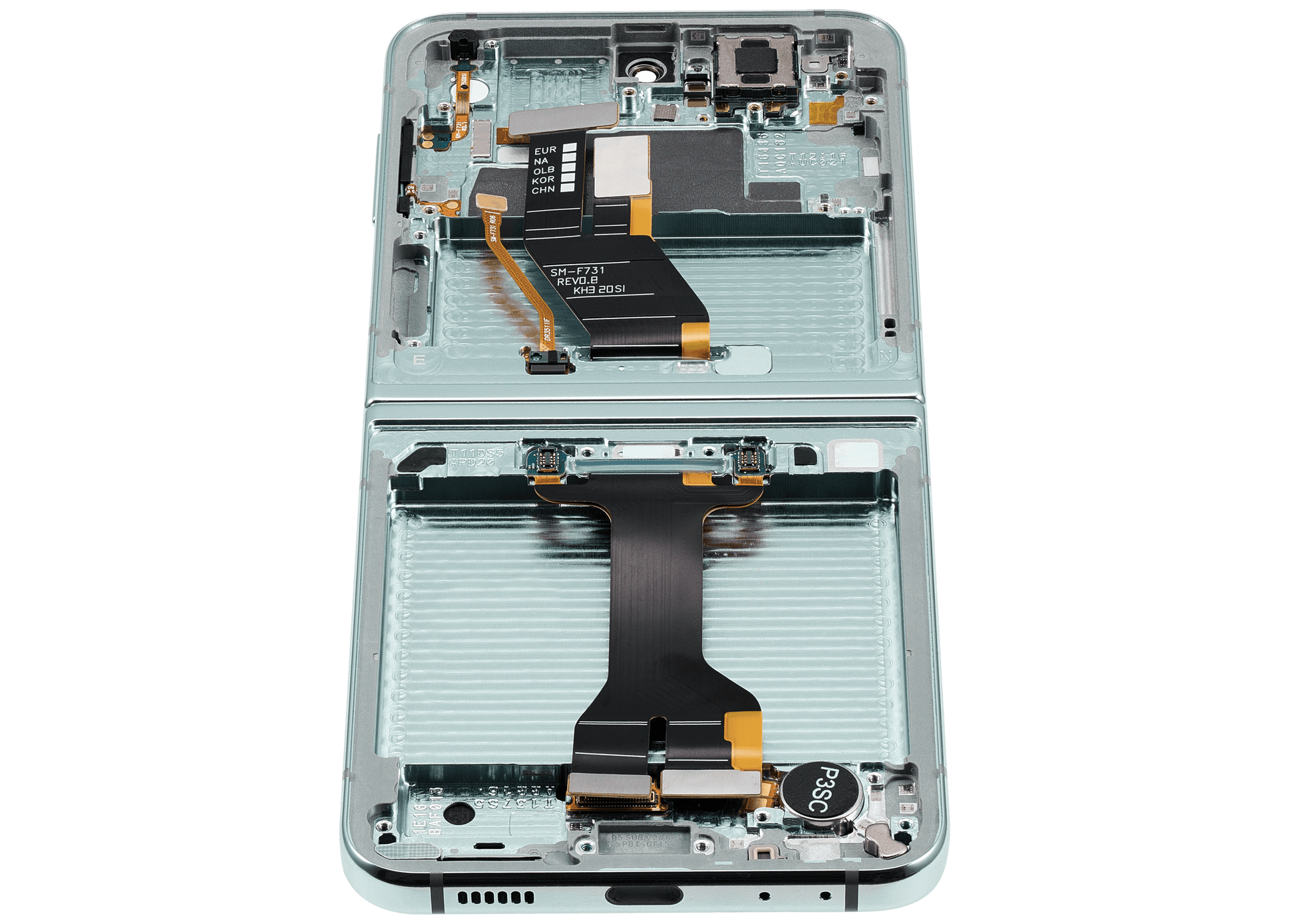Inner OLED Assembly With Frame For Samsung Galaxy Z Flip 5 5G (US & International) (Refurbished) (Mint) - View 3 | TechDrip Canada
