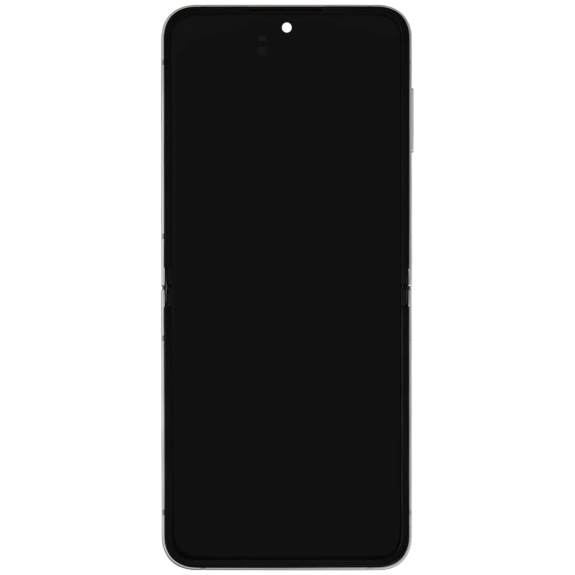 Inner OLED Assembly With Frame Compatible For Samsung Galaxy Z Flip 6 5G (F741) (US & International) (Aftermarket) (White)