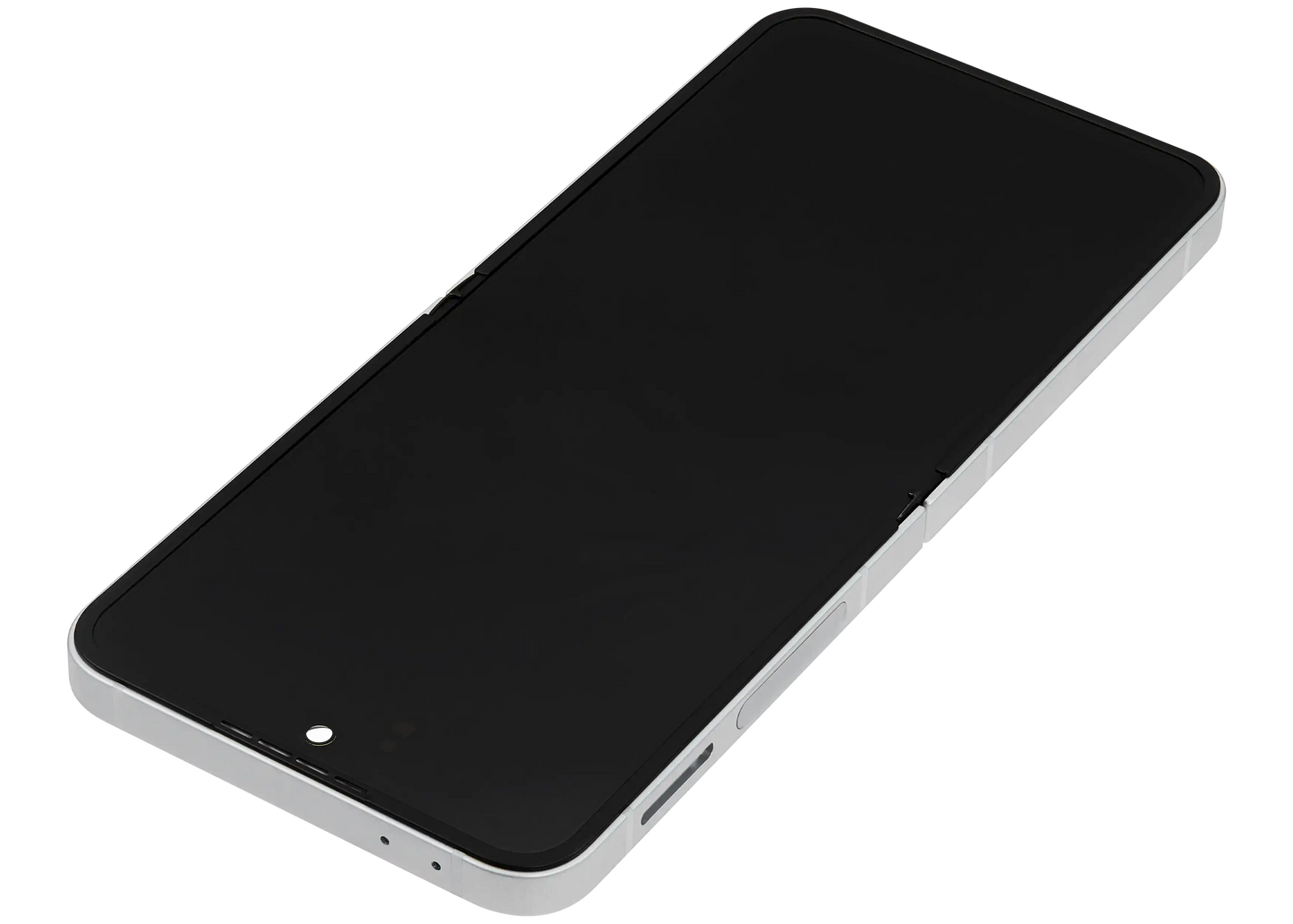 Inner OLED Assembly With Frame Compatible For Samsung Galaxy Z Flip 6 5G (F741) (US & International) (Aftermarket) (White)