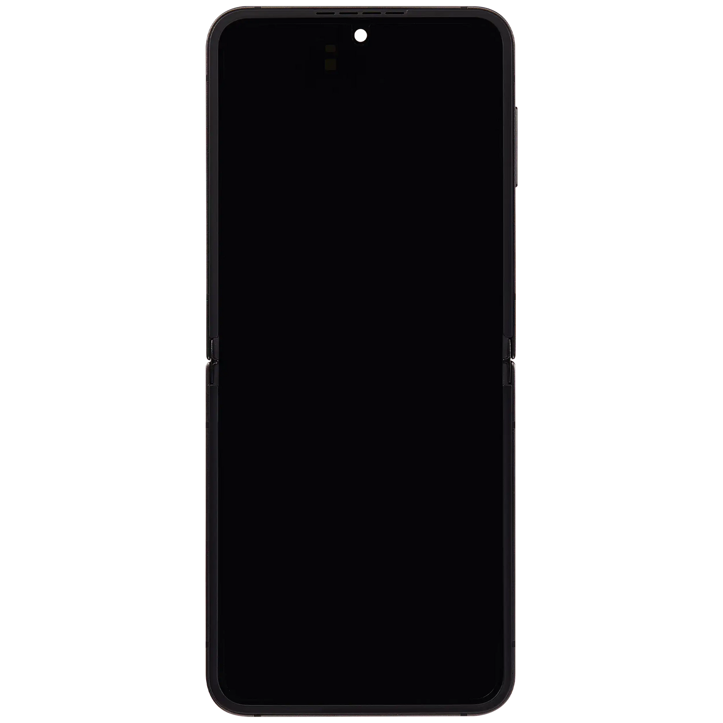 Inner OLED Assembly With Frame Compatible For Samsung Galaxy Z Flip 6 5G (F741) (US & International) (Aftermarket Plus) (Black)
