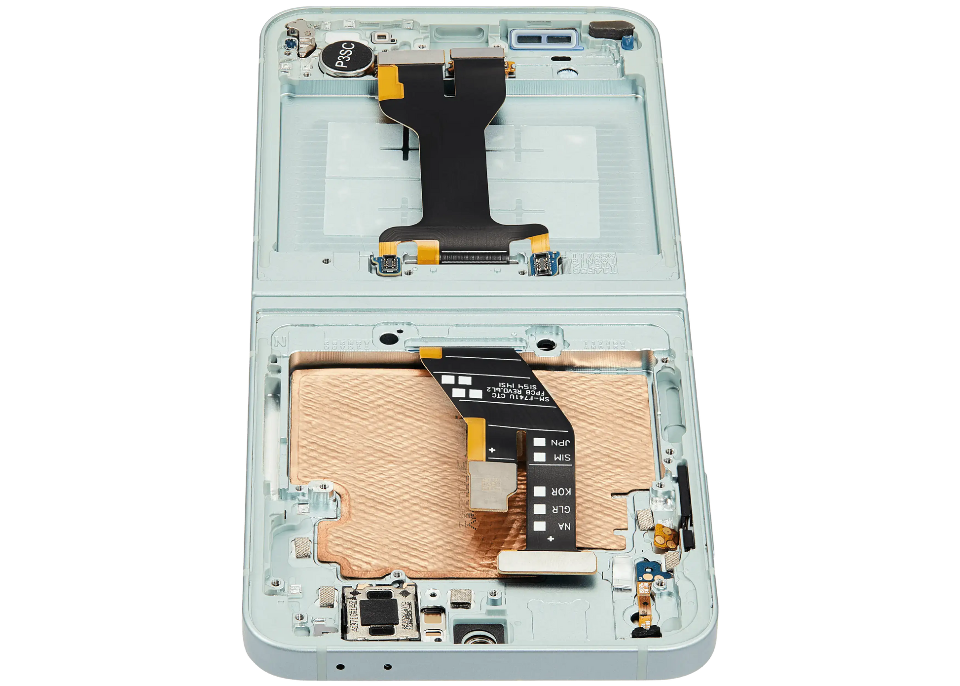 Inner OLED Assembly With Frame For Samsung Galaxy Z Flip 6 5G (US & International) (Service Pack) (Mint)