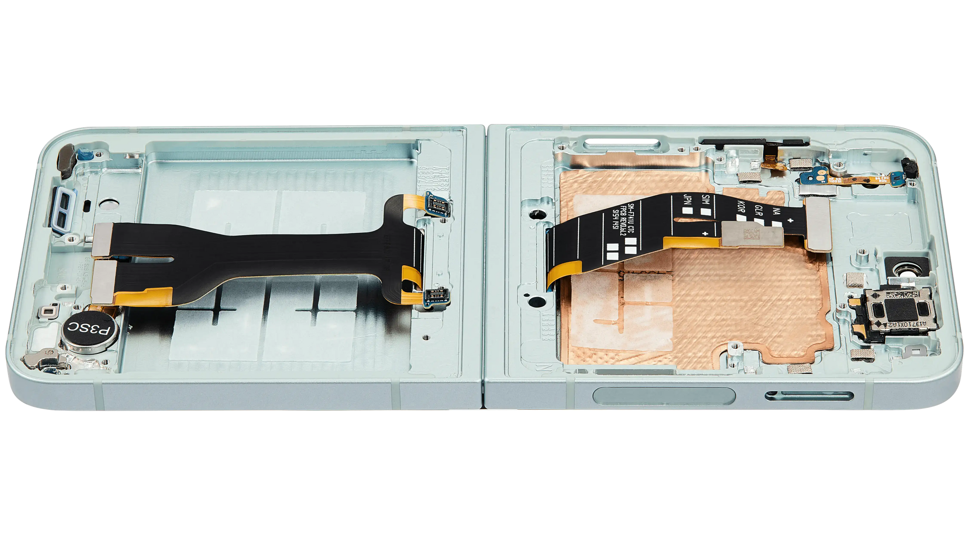 Inner OLED Assembly With Frame For Samsung Galaxy Z Flip 6 5G (US & International) (Service Pack) (Mint)
