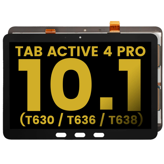 LCD Assembly Without Frame For Samsung Galaxy Tab Active 4 Pro 10.1" (T630 / T636 / T638) (2022) (Refurbished) (Black) Samsung Galaxy Tab Active replacement part - product image 1