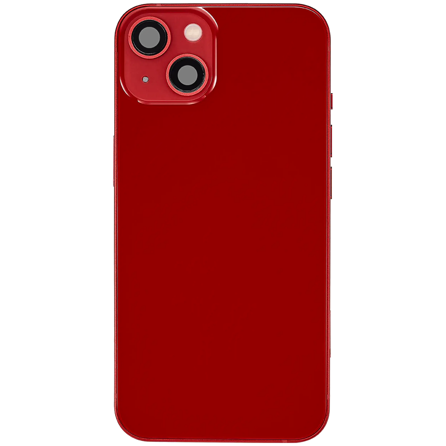 Back Housing W/ Charging Port Flex & Small Parts For iPhone 13 (EU / Global Version) (Used OEM Pull: Grade A) (Red)