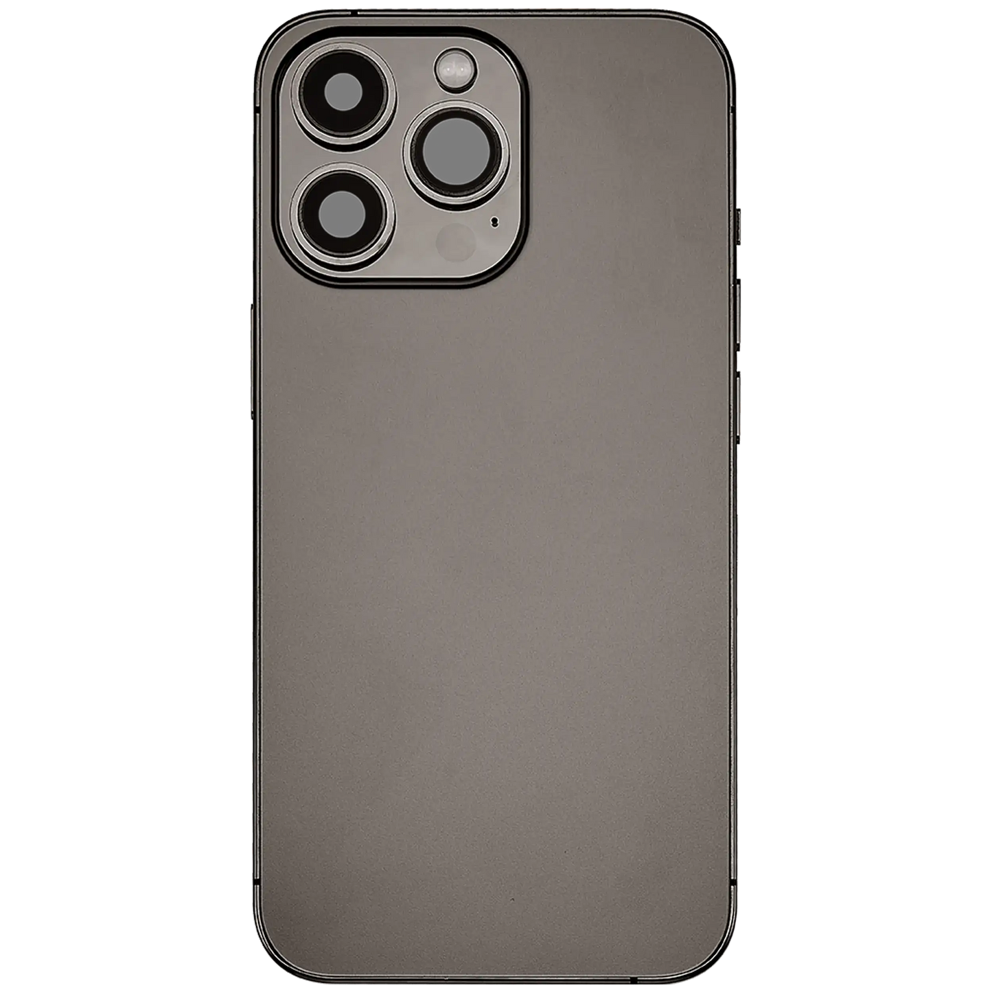 Back Housing W/ Charging Port Flex & Small Parts For iPhone 13 Pro (US Version) (Used OEM Pull: Grade A) (Graphite)