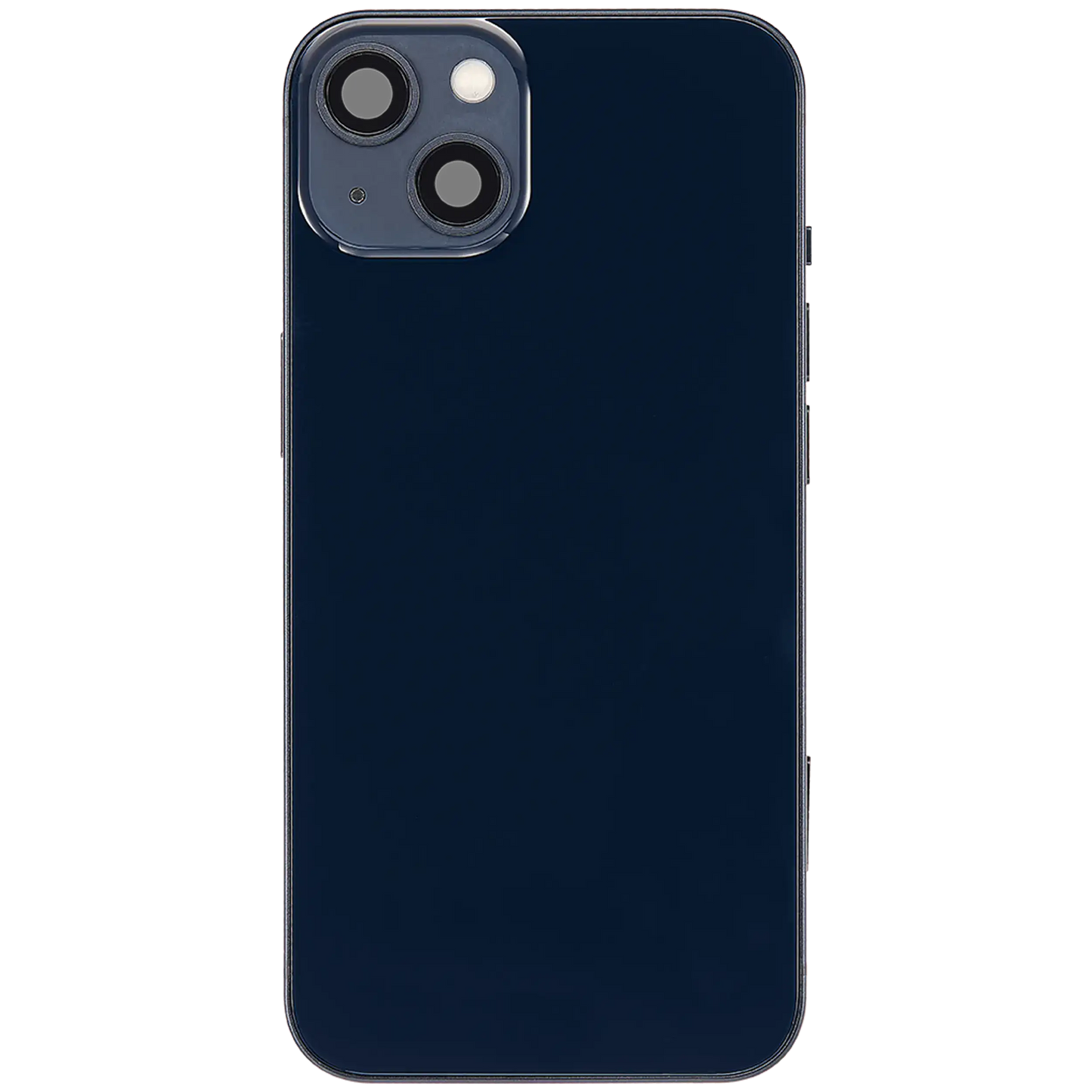 Back Housing W/ Charging Port Flex & Small Parts For iPhone 13 (EU / Global Version) (Used OEM Pull: Grade B) (Midnight)