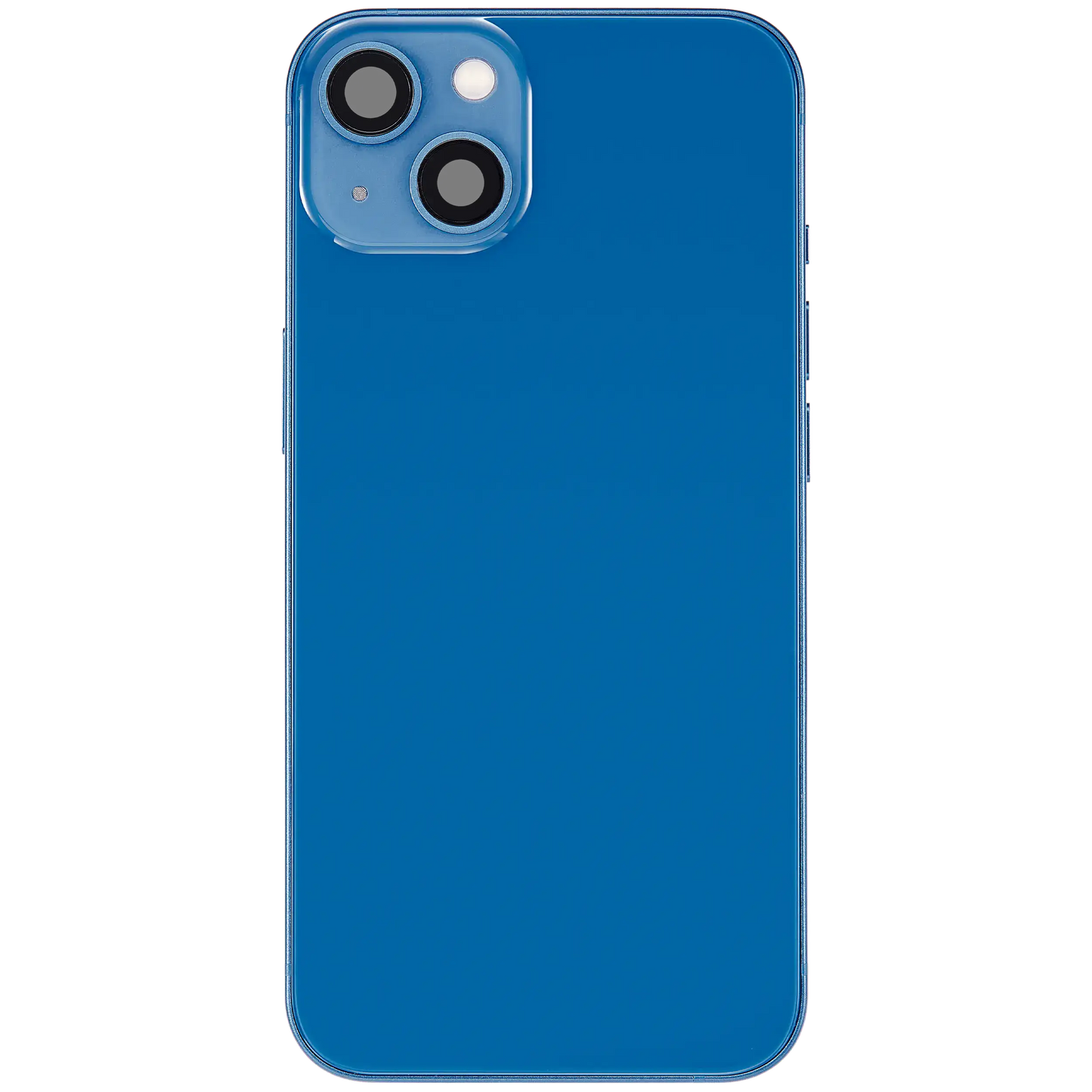 Back Housing W/ Charging Port Flex & Small Parts For iPhone 13 (EU / Global Version) (Used OEM Pull: Grade A) (Blue)