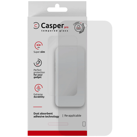 Casper Pro Tempered Glass Compatible For Google Pixel 10 Pro XL / 11 Pro XL (Retail Pack) (Clear) - replacement part product view