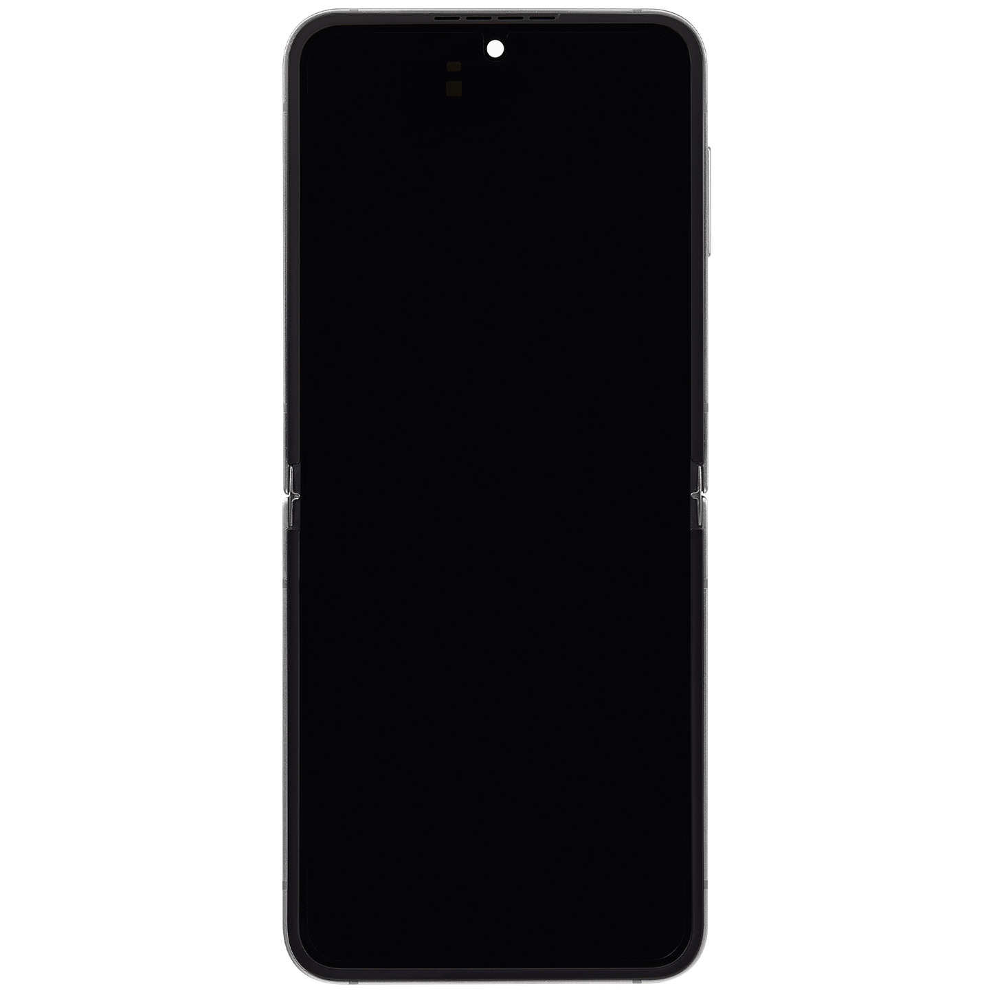 Inner OLED Assembly With Frame For Samsung Galaxy Z Flip 6 5G (US & International) (Refurbished) (Silver Shadow)