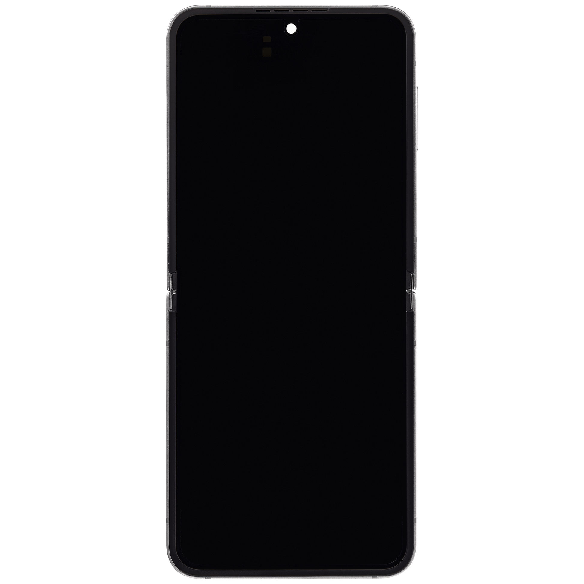 Inner OLED Assembly With Frame For Samsung Galaxy Z Flip 6 5G (US & International) (Refurbished) (Silver Shadow)