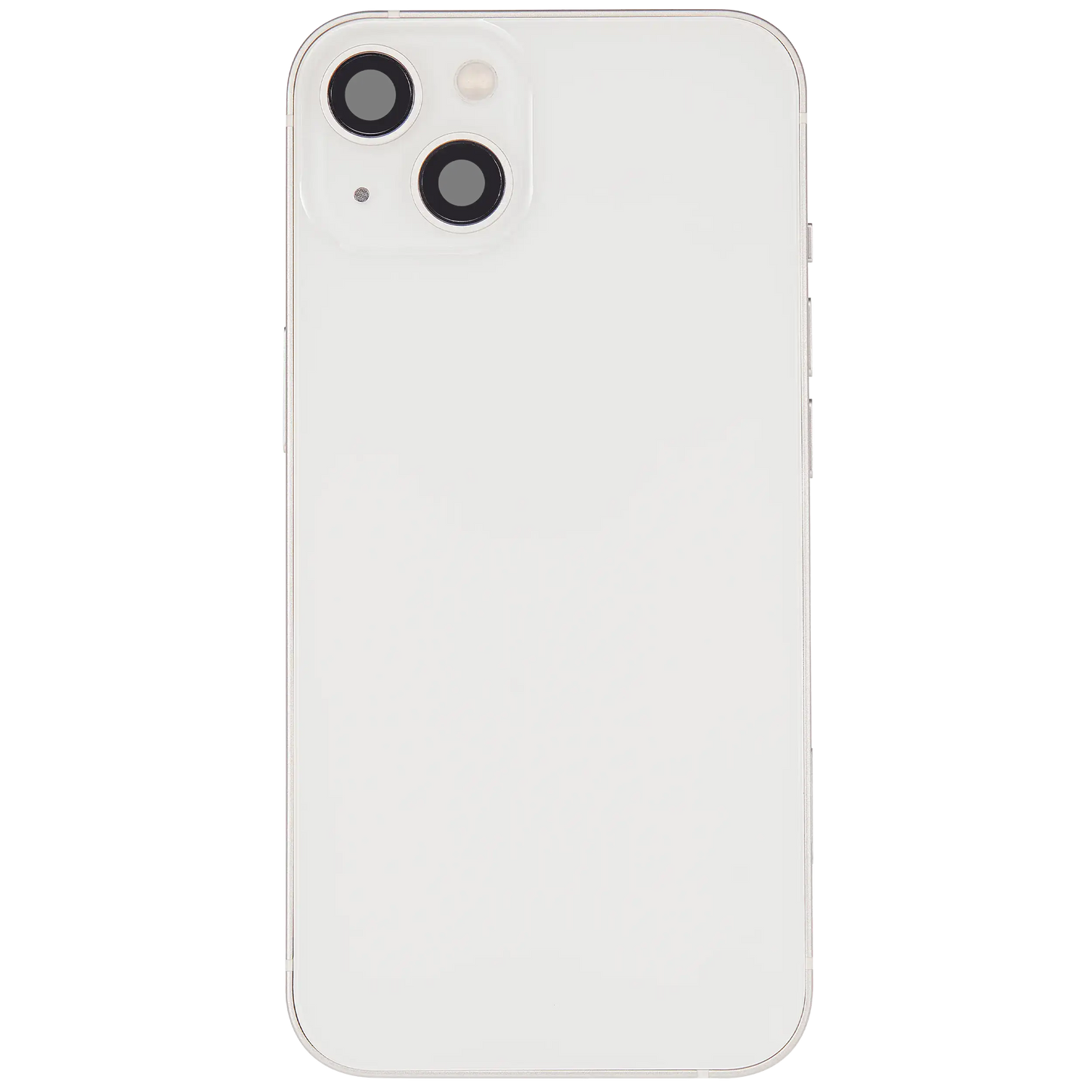 Back Housing W/ Charging Port Flex & Small Parts For iPhone 13 (US Version) (Used OEM Pull: Grade B) (Starlight)