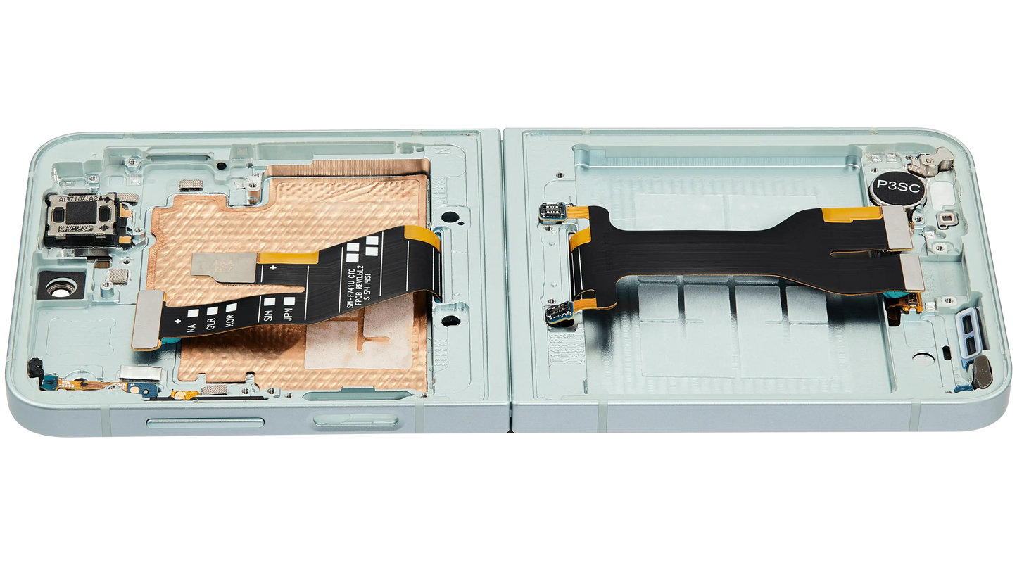 Inner OLED Assembly With Frame Compatible For Samsung Galaxy Z Flip 6 5G (F741) (US & International) (Aftermarket) (Mint)