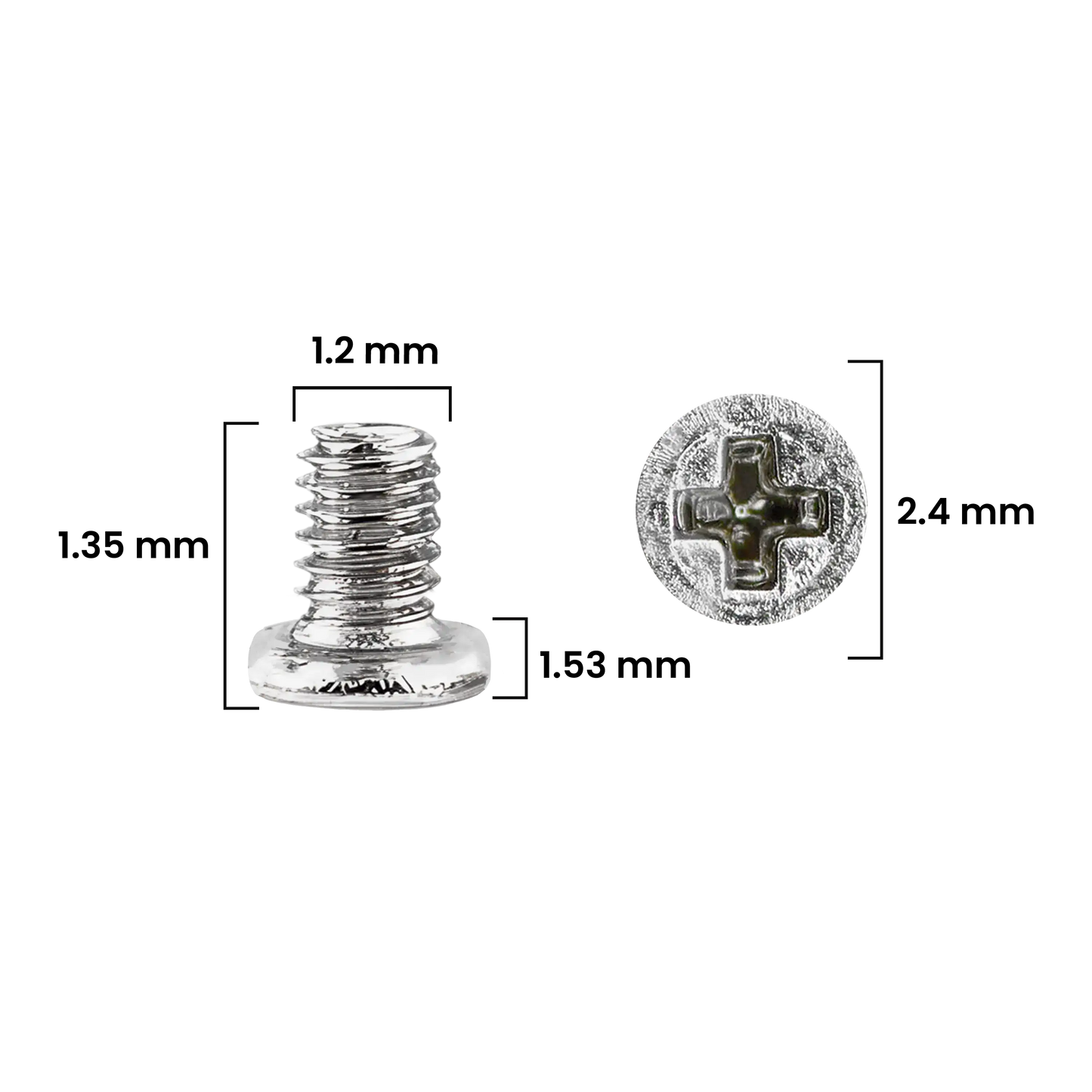 Superscrew (M1.2 x 1.35 x 2.4D x 1.53T) for iPhone 12 Pro / 12 Pro Max (Service Pack)