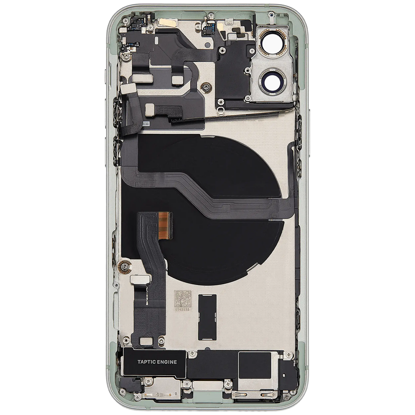 Back Housing W/ Charging Port Flex & Small Parts For iPhone 12 (EU / Global Version) (Used OEM Pull: Grade A) (Green)