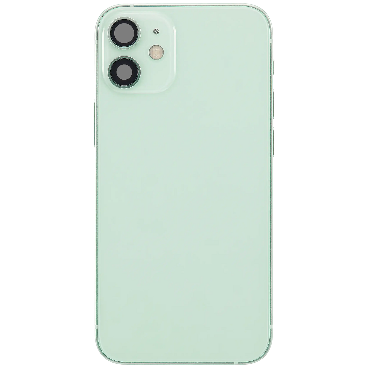 Back Housing W/ Charging Port Flex & Small Parts For iPhone 12 Mini (EU / Global Version) (Used OEM Pull: Grade C) (Green)