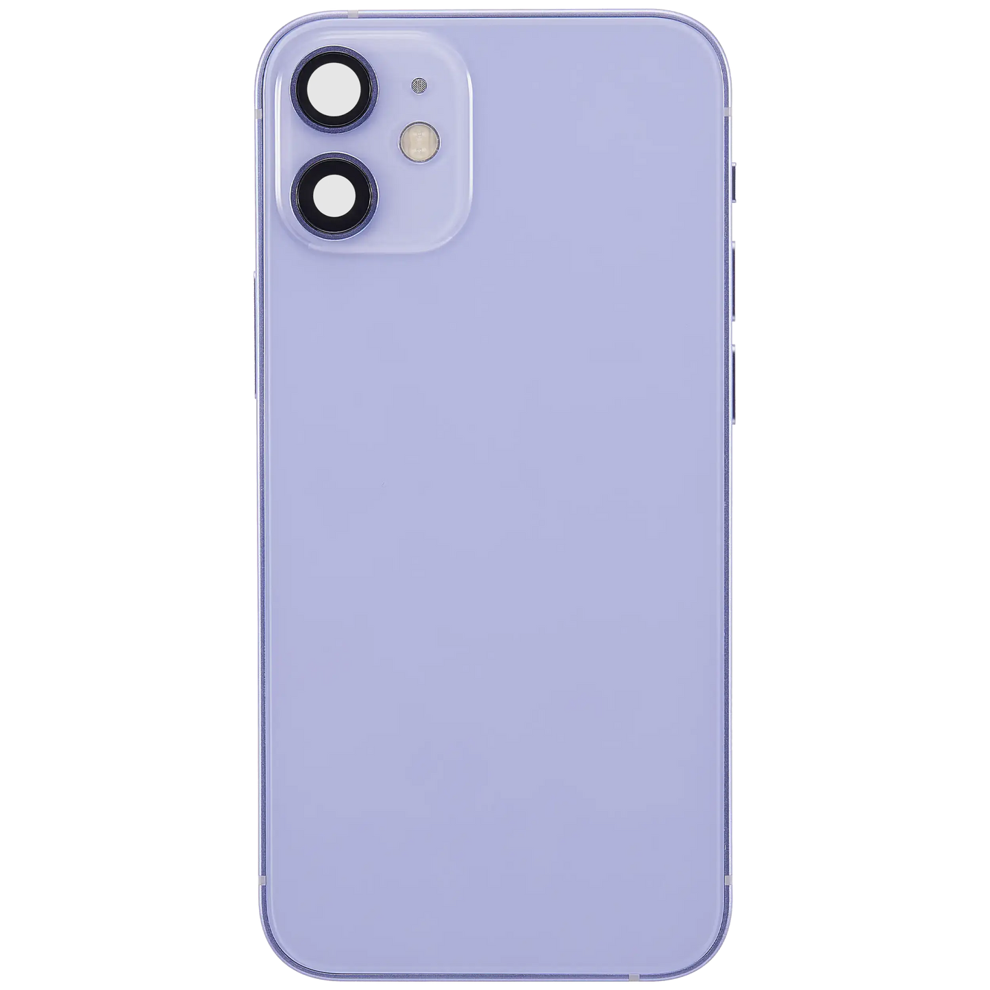 Back Housing W/ Charging Port Flex & Small Parts For iPhone 12 Mini (EU / Global Version) (Used OEM Pull: Grade B) (Purple)