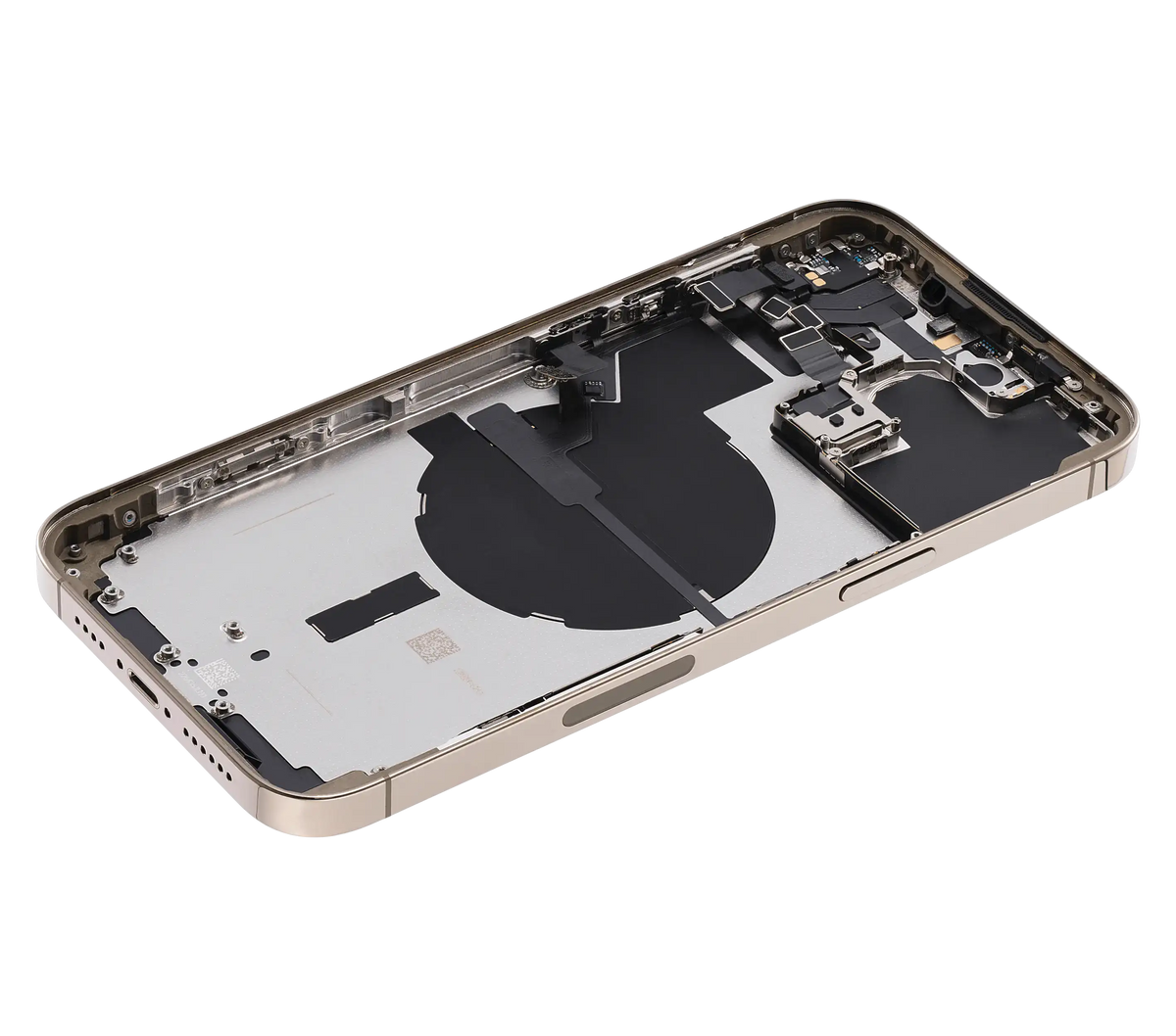 Back Housing W/ Small Parts For iPhone 14 Pro Max (US Version) (Used OEM Pull: Grade C) (Gold)