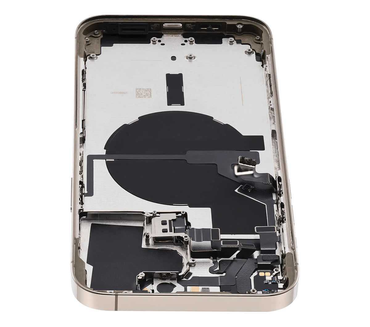Back Housing W/ Small Parts For iPhone 14 Pro Max (US Version) (Used OEM Pull: Grade C) (Gold)