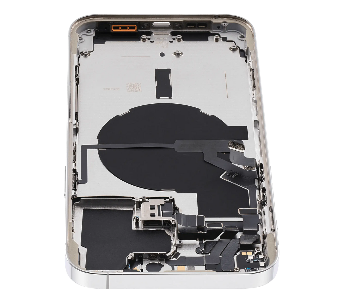 Back Housing W/ Small Parts For iPhone 14 Pro Max (US Version) (Used OEM Pull: Grade B) (Silver)