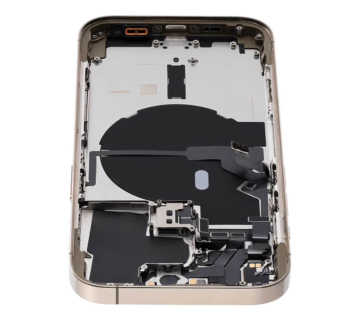 Back Housing W/ Small Parts For iPhone 14 Pro (US Version) (Used OEM Pull: Grade C) (Gold)