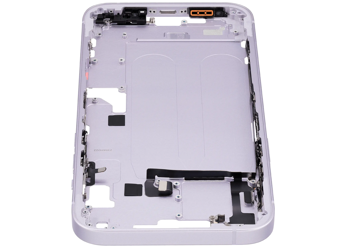 Mid-Frame Housing W/ Small Parts For iPhone 14 Plus (EU / Global Version) (Used OEM Pull: Grade C) (Purple)