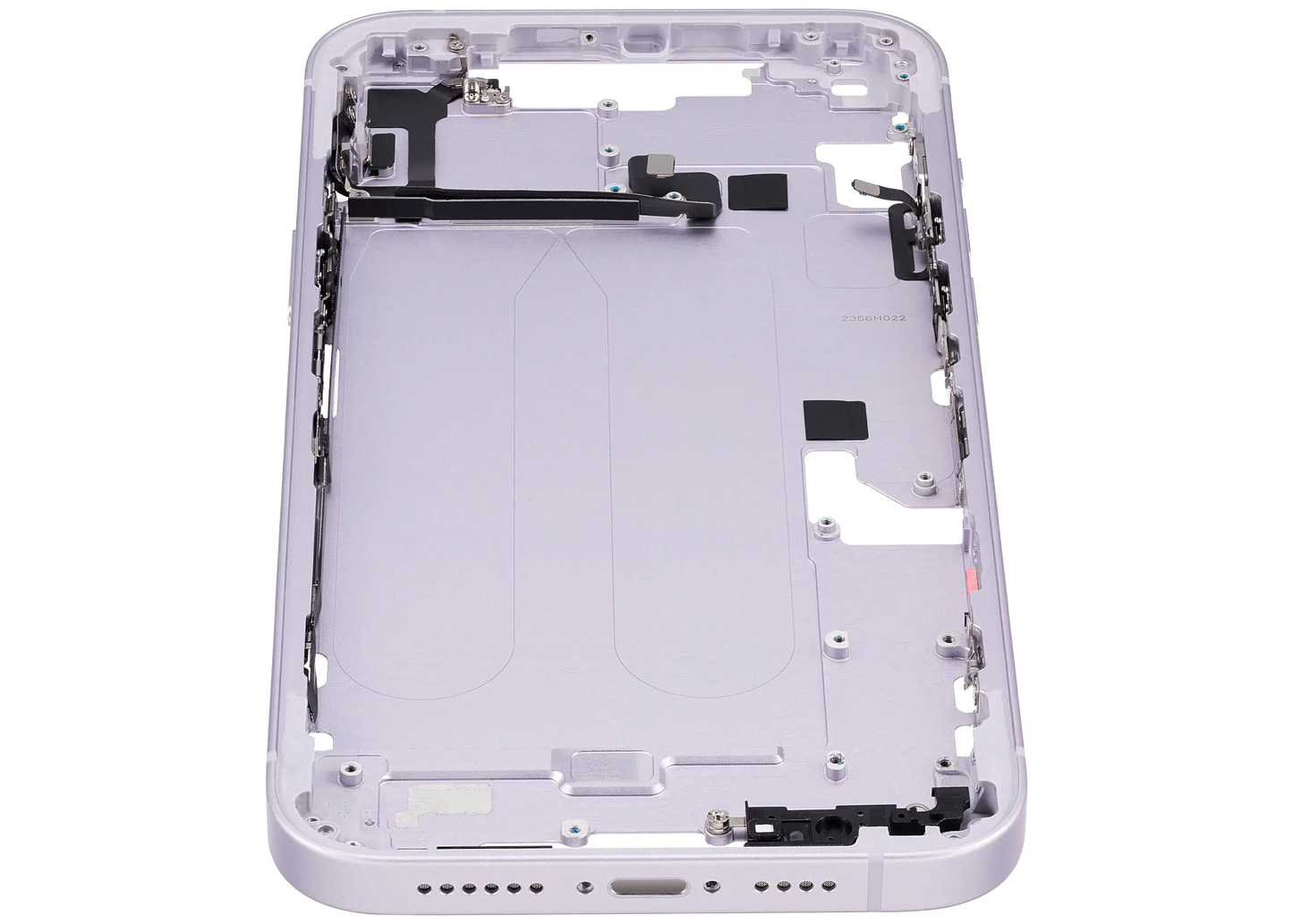 Mid-Frame Housing W/ Small Parts For iPhone 14 Plus (EU / Global Version) (Used OEM Pull: Grade B) (Purple)