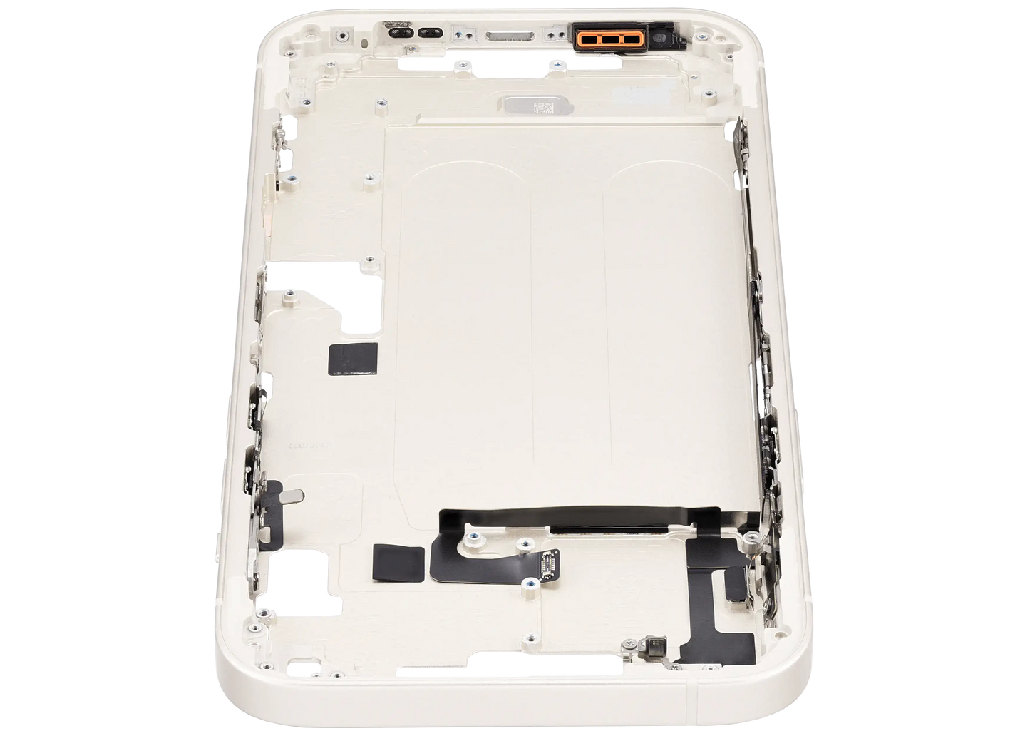 Mid-Frame Housing W/ Small Parts For iPhone 14 Plus (EU / Global Version) (Used OEM Pull: Grade B) (Starlight)