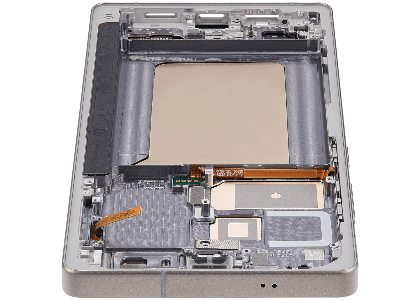 OLED Assembly With Frame For Samsung Galaxy S25 Ultra 5G (Aftermarket Plus) (US & International) (Titanium Pink Gold / Jade Green / Grey)
