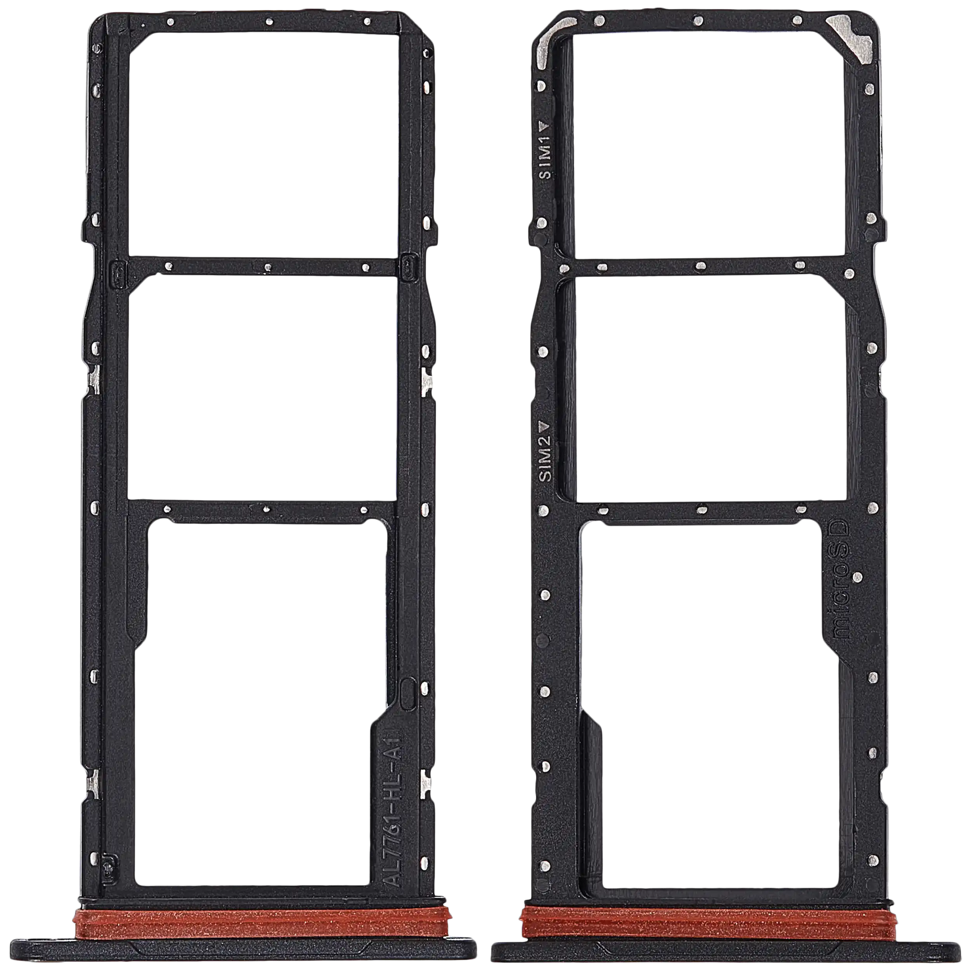 Dual Sim Card Tray For Samsung Galaxy A07 4G (A075 / 2025) (Premium) (Gray) replacement part product image 2 - SKU 107182116592
