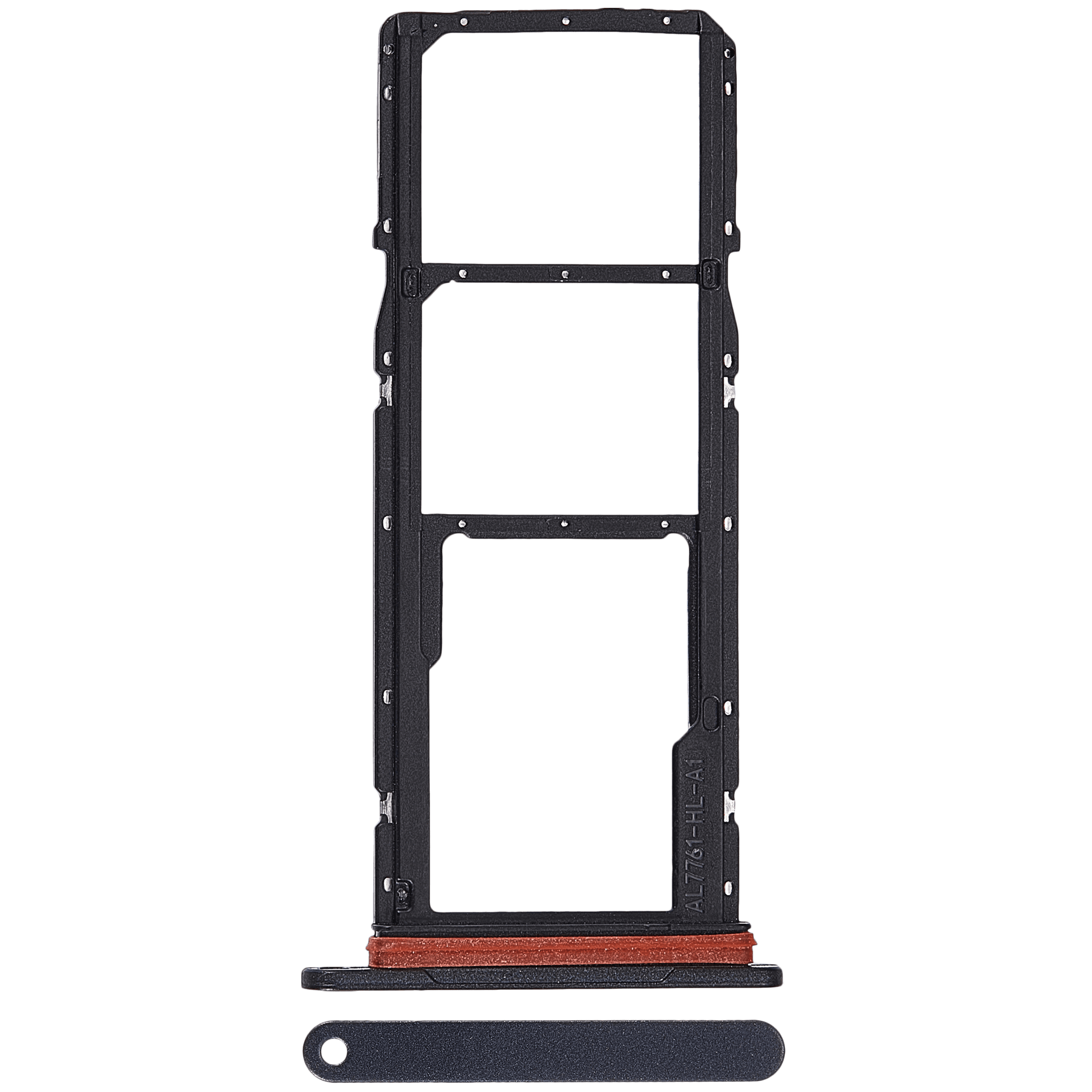 Dual Sim Card Tray For Samsung Galaxy A07 4G (A075 / 2025) (Premium) (Gray) replacement part product image 1 - SKU 107182116592